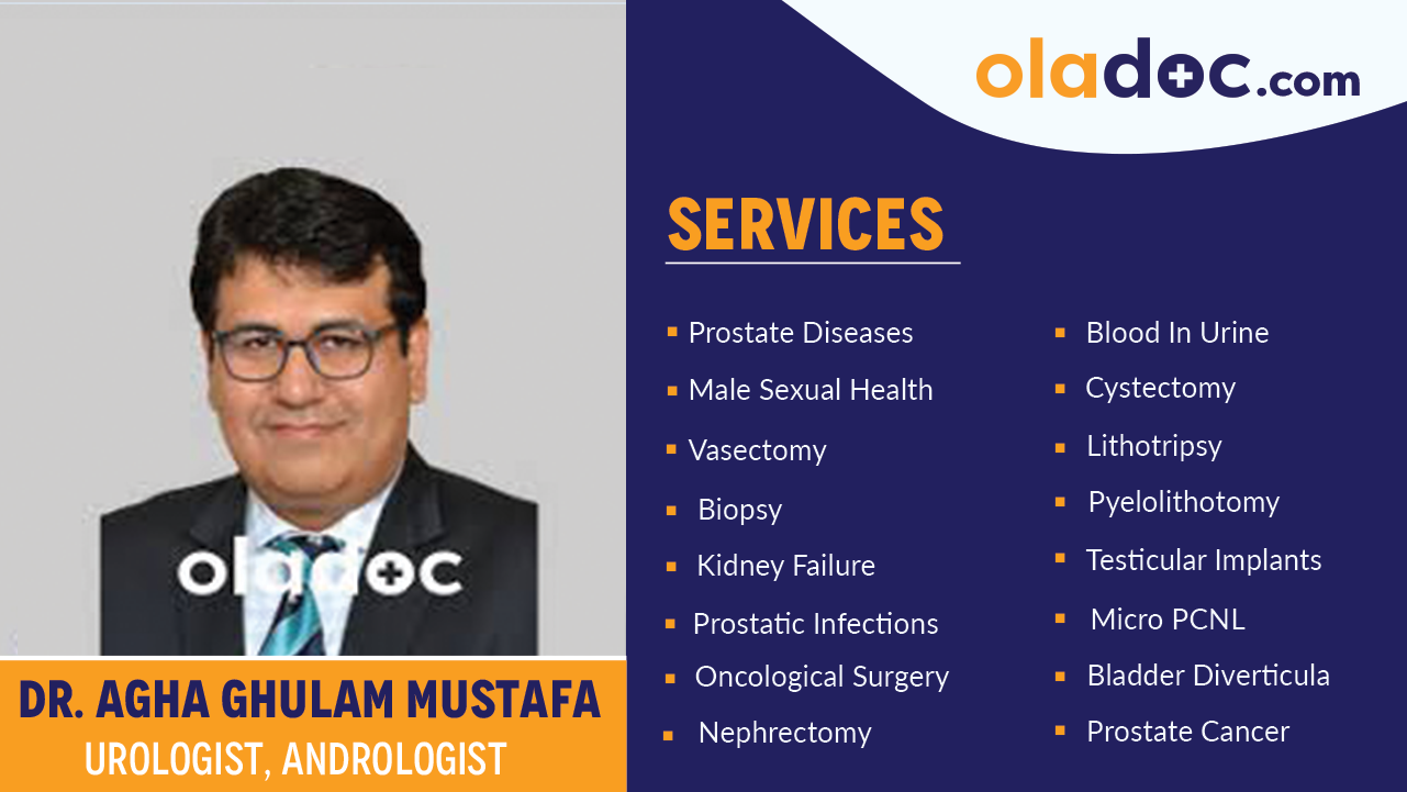 Services provided by Dr. Agha Ghulam Mustafa